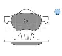 Plaquettes de frein Essieu avant 025 232 1518 MEYLE pour RENAULT LAGUNA II