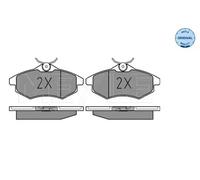 Plaquettes de frein Essieu avant 025 234 0719 MEYLE pour CITROËN C3 I C2