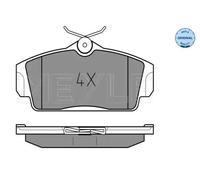 Plaquettes de frein Essieu avant 025 234 6316 MEYLE pour NISSAN ALMERA II