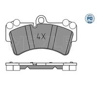 Plaquettes de frein Essieu avant 025 236 9317/PD MEYLE pour AUDI PORSCHE VW