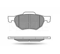 Plaquettes de frein Essieu avant 025 237 2017/W MEYLE pour HONDA ACCORD VII