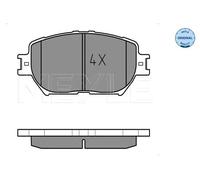Plaquettes de frein Essieu avant 025 239 2817 MEYLE pour TOYOTA
