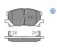 Plaquettes de frein Essieu avant 025 239 8916 MEYLE pour LEXUS RX RC GS