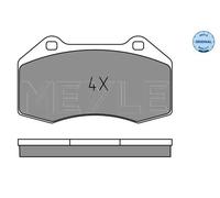 Plaquettes de frein Essieu avant 025 241 6215 MEYLE pour RENAULT MEGANE II