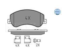 Meyle Plaquettes de frein 025 244 8418 Essieu avant pour VW Amarok