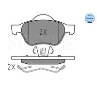 Plaquettes de frein Essieu avant 025 245 3518 MEYLE pour RENAULT MEGANE II Break