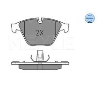 Plaquettes de frein Essieu avant 025 246 8820 MEYLE pour BMW 5 6 Décapotable