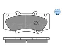 Plaquettes de frein Essieu avant 025 252 0917 MEYLE pour TOYOTA