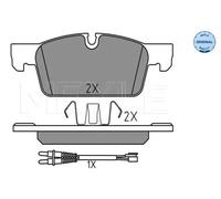 Plaquettes de frein Essieu avant 025 252 2217 MEYLE pour PEUGEOT 508 I 508 SW I