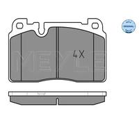 Plaquettes de frein Essieu avant 025 256 4316 MEYLE pour AUDI Q5