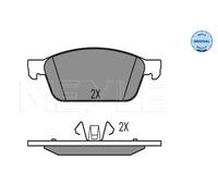 Plaquettes de frein Essieu avant 025 257 3618 MEYLE pour FORD KUGA II FOCUS III