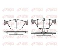 Plaquettes de frein Essieu avant 0270.15 REMSA pour BMW 5 5 Touring