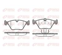 Plaquettes de frein Essieu avant 0270.25 REMSA pour BMW 5 5 Touring