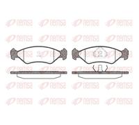 Plaquettes de frein Essieu avant 0285.10 REMSA pour FORD MAZDA