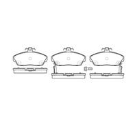 REMSA 0337.02 Plaquettes de frein