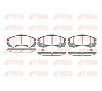 Plaquettes de frein Essieu avant 0425.32 REMSA pour OPEL FRONTERA B