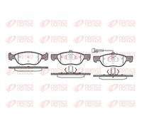 Plaquettes de frein Essieu avant 0587.11 REMSA pour LANCIA FIAT ALFA ROMEO