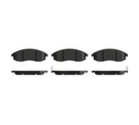 Plaquettes de frein Essieu avant 0598.12 REMSA pour MITSUBISHI L200