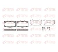 Plaquettes de frein Essieu avant 0599.12 REMSA pour SUBARU IMPREZA Break
