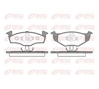 REMSA 0609.10 Plaquettes de frein