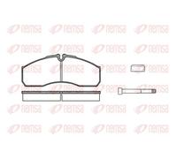 REMSA 0651.86 Plaquettes de frein