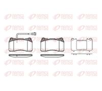 Plaquettes de frein Essieu avant 0666.51 REMSA pour ALFA ROMEO SPIDER 159 BRERA