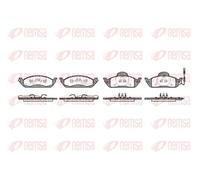 Plaquettes de frein Essieu avant 0697.01 REMSA pour MERCEDES-BENZ CLASSE M