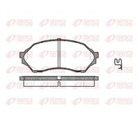 Plaquettes de frein Essieu avant 0699.00 REMSA pour MAZDA
