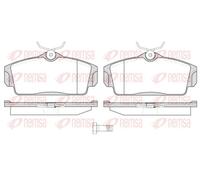 Plaquettes de frein Essieu avant 0704.10 REMSA pour NISSAN PRIMERA ALMERA II
