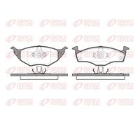 Plaquettes de frein Essieu avant 0718.00 REMSA pour VW SEAT