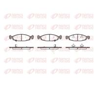 Plaquettes de frein Essieu avant 0736.02 REMSA pour JEEP GRAND CHEROKEE II