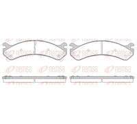 REMSA Kit de plaquettes de frein 0756.02 avant