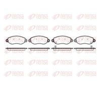 REMSA 0772.02 Plaquettes de frein