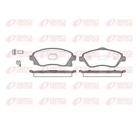 Plaquettes de frein Essieu avant 0774.12 REMSA pour OPEL CORSA C TIGRA TwinTop