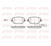 REMSA 0775.01 Plaquettes de frein
