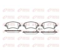 REMSA 0822.12 Plaquettes de frein