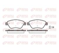 Plaquettes de frein Essieu avant 0858.10 REMSA pour FIAT DOBLO Monospace ALBEA