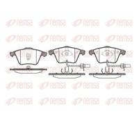 Plaquettes de frein Essieu avant 0964.02 REMSA pour AUDI A6 C5 A6 C5 Avant