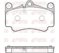 Plaquettes de frein Essieu avant 0981.00 REMSA pour PORSCHE 911 911 Décapotable