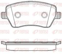REMSA 0987.00 Plaquettes de frein