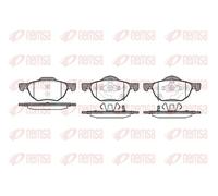 REMSA 1068.02 Plaquettes de frein