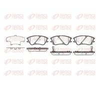 Remsa Plaquettes de frein 1139.02 – essieu avant, frein à disque pour Hyundai Atos