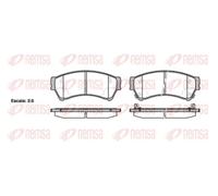 REMSA 1196.02 Plaquettes de frein