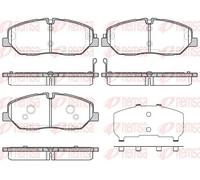 Plaquettes de frein Essieu avant 1226.32 REMSA pour HYUNDAI H350 Autobus/Autocar