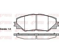 REMSA 1234.00 Plaquettes de frein