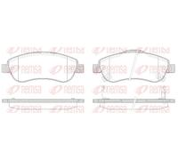 Plaquettes de frein Essieu avant 1289.02 REMSA pour HONDA CR-V III CR-V IV