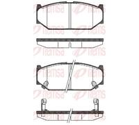 Plaquettes de frein Essieu avant 1381.12 REMSA pour SUZUKI SWIFT IV
