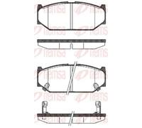 Plaquettes de frein Essieu avant 1381.12 REMSA pour SUZUKI SWIFT IV