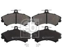 Plaquettes de frein Essieu avant 16213 FEBI BILSTEIN pour MITSUBISHI VOLVO SMART