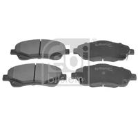 Febi bilstein Kit de plaquettes de frein 16653 pour frein à disque